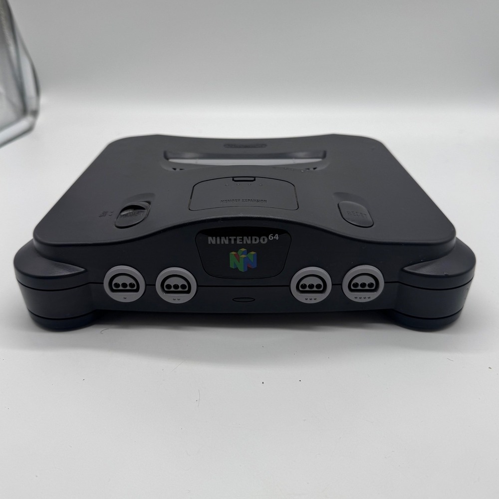Nintendo 64 N64 Console Charcoal Grey NUS-001 USA Control Deck Tested Working